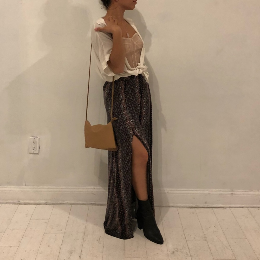 Printed Maxi Skirt